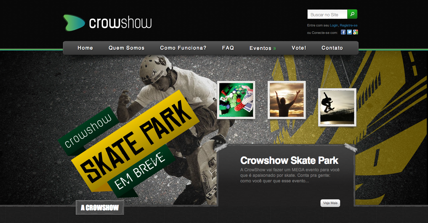 Crowshow – Website